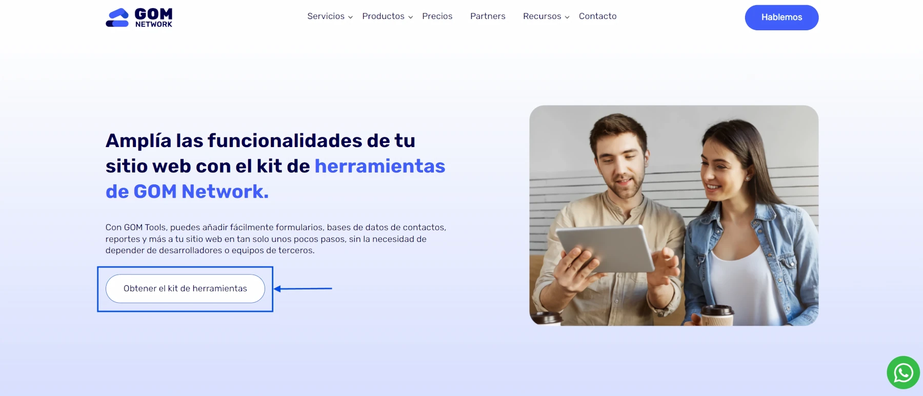 Descargar GOM Tools de la pagina web oficial