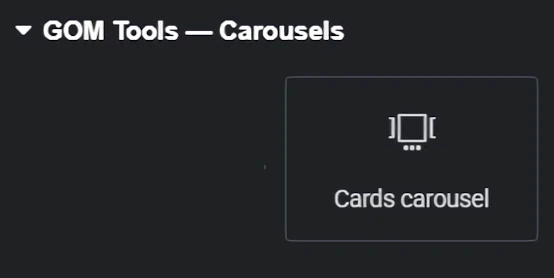 GOM Tools -Carousels 1