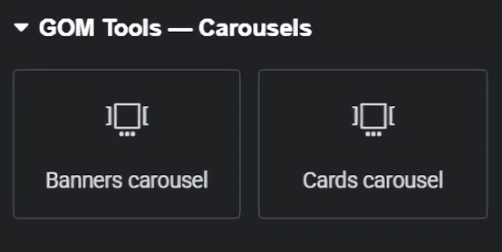GOM Tools - Carousels