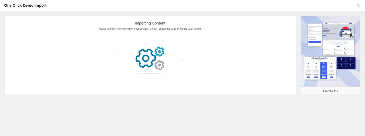 Template Installation